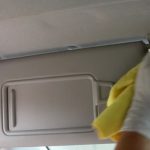 How to Clean Car Sun Visor