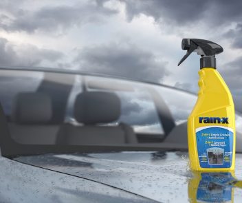 can you apply rain-x wet windshield