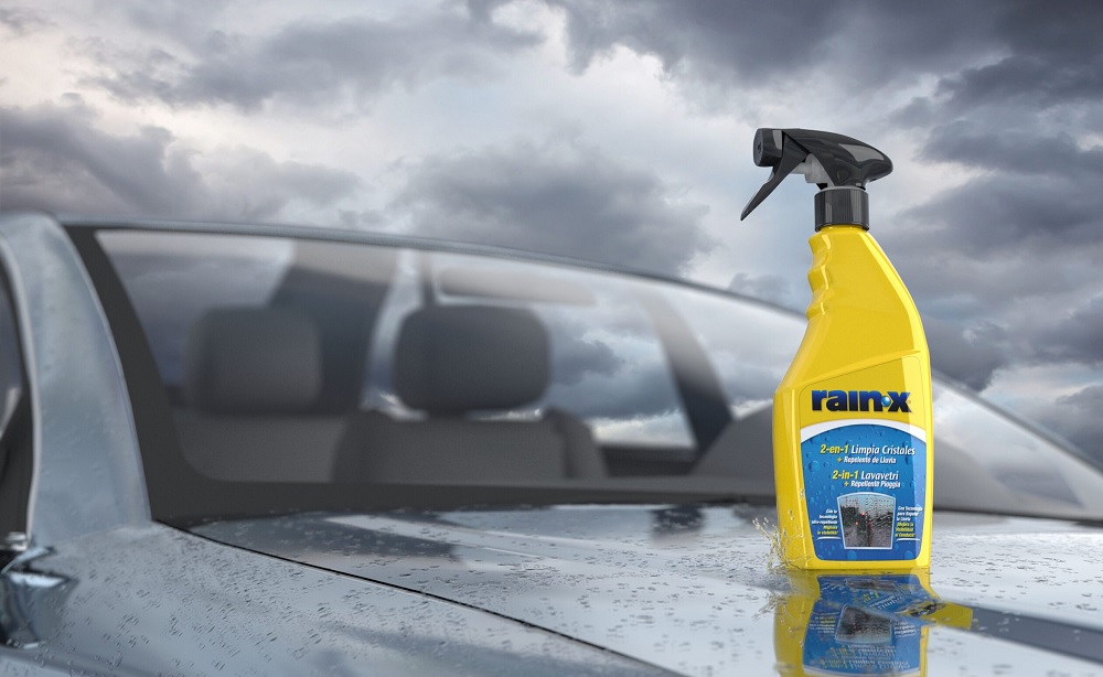 can you apply rain-x wet windshield
