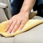 how to clean leatherette car seats