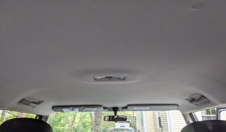 how to remove old headliner foam